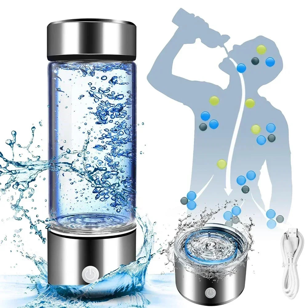 Hydra Bottle – 420ml Hydrogen-Rich Water Generator